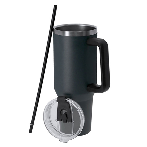 Tazza da viaggio con cannuccia LIENA - dettaglio