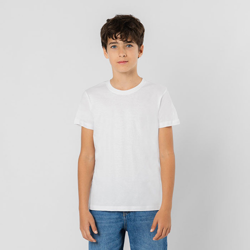 T-Shirt bianca da bambino EPIKA - dettaglio
