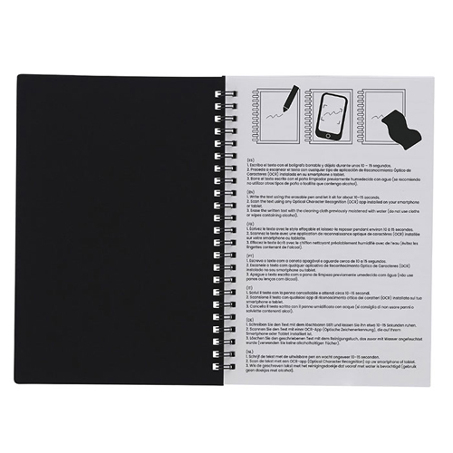 Quaderno con penna cancellabile GRATOX - dettaglio