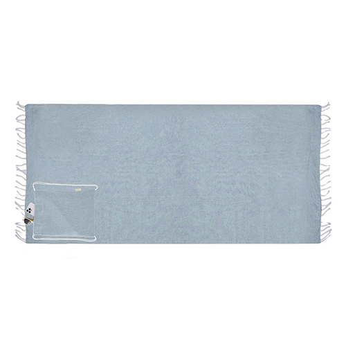Telo fouta con sacchetta BORINEX - dettaglio