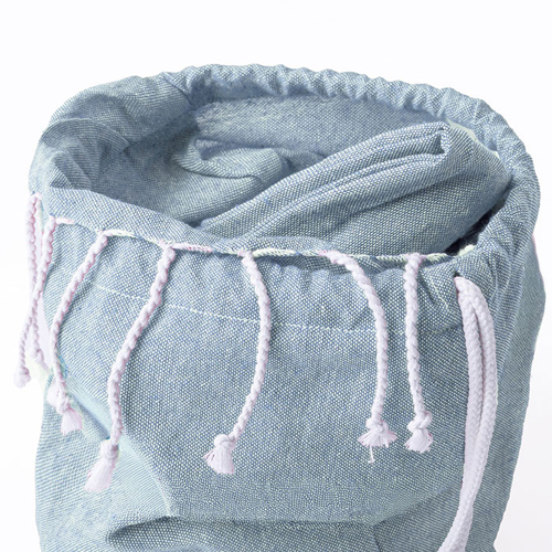 Telo fouta con sacchetta BORINEX - dettaglio