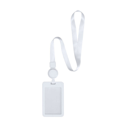 Laccio collo con porta badge retrattile BERBOM - dettaglio