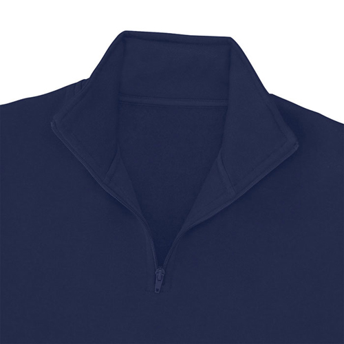 Felpa unisex con zip corta GALAXY - dettaglio