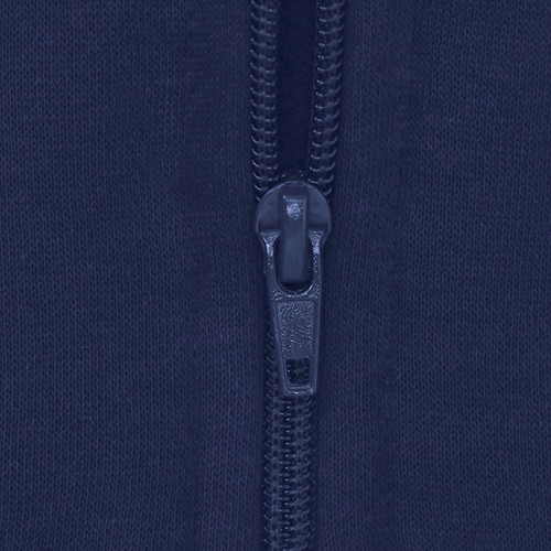 Felpa unisex con zip corta GALAXY - dettaglio