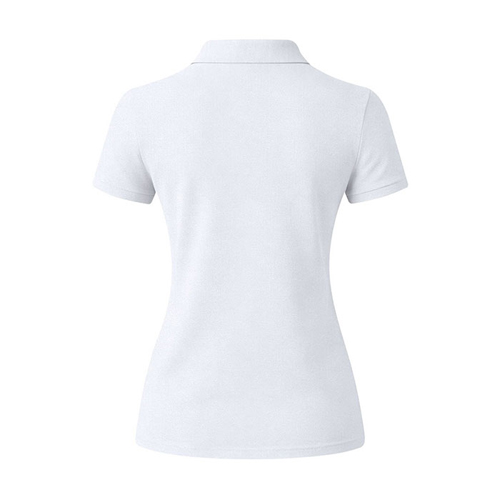 Polo donna bianca CHARLES - dettaglio