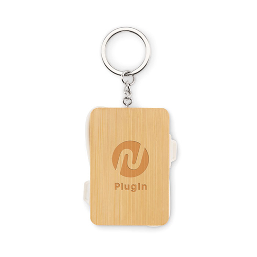 Portachiavi in legno personalizzato BUPOW - dettaglio