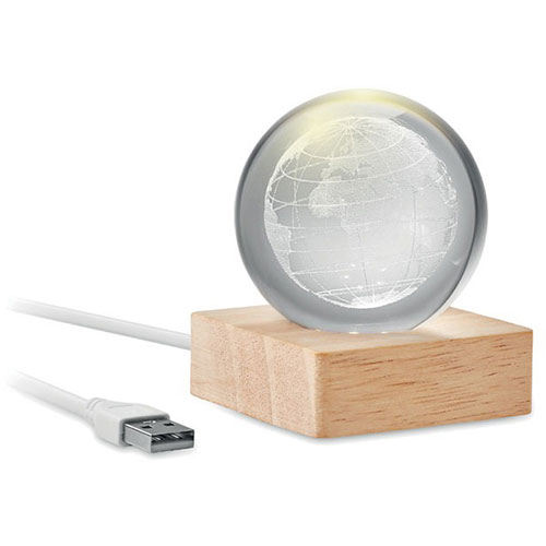 Globo di vetro luminoso GLOBE LIGHT - dettaglio