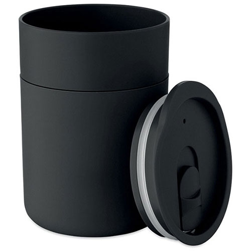 Bicchere con coperchio e protezione isolante GOBLET - dettaglio