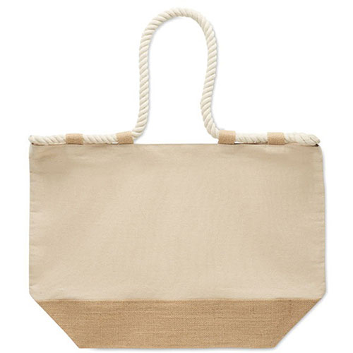 Borsa da spiaggia in tela MAKENKE - dettaglio