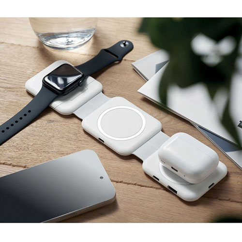 Caricabatterie per 3 devices pieghevole ROIS - dettaglio