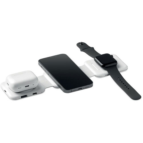 Caricabatterie per 3 devices pieghevole ROIS - dettaglio