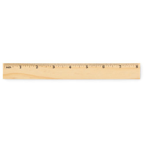 Righello in legno (20 cm) RULER20 - dettaglio