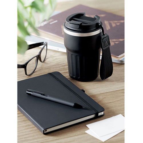 Gift set con penna, quaderno e tazza termica ENGAGE - dettaglio
