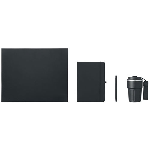 Gift set con penna, quaderno e tazza termica ENGAGE - dettaglio