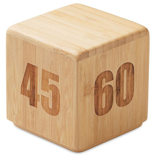 Timer in bamboo CURT - dettaglio