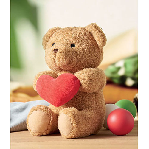 Orsetto peluche con cuore SNUGGLE - dettaglio