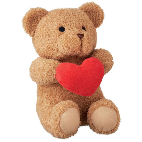 Orsetto peluche con cuore SNUGGLE - dettaglio