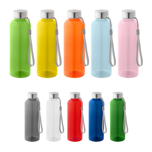 ENDERS M - borraccia trasparente in r-Pet, da 600 ml - dettaglio