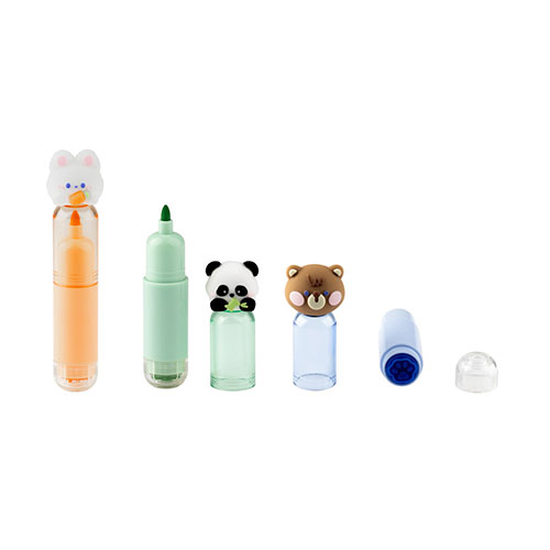 TROPICAL - set di 3 penne pensate per bambini - dettaglio