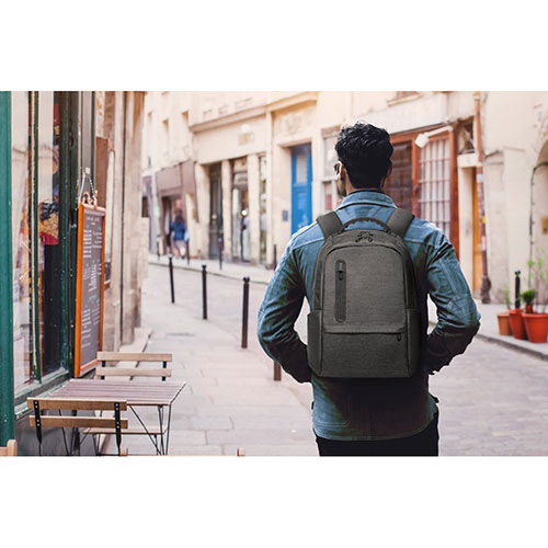 RE-BOSTON - zaino per laptop in nylon riciclato - dettaglio