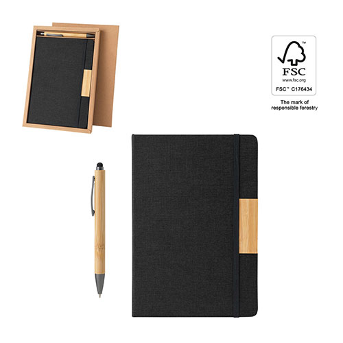 HOMERO - set da regalo con quaderno A5 e penna - dettaglio