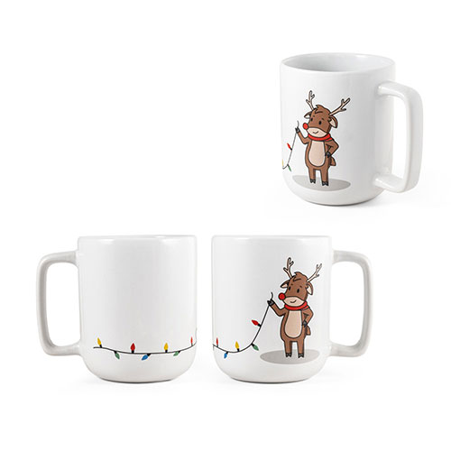 REINDEER - tazza con decorazione natalizia - dettaglio