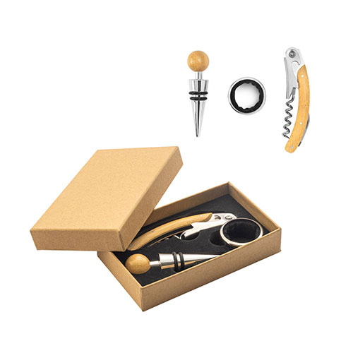 SAVORY - set da vino con 3 accessori - dettaglio