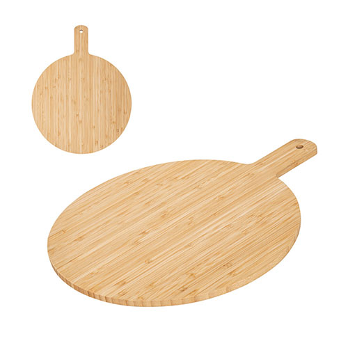 CHEESANO - tagliere in bamboo di forma rotonda - dettaglio
