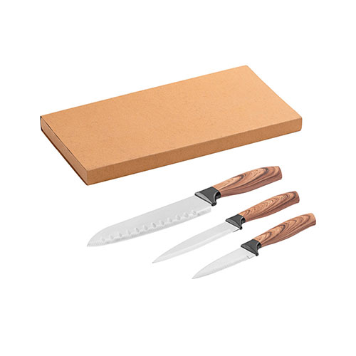 BAHARAT - set di 3 coltelli da cucina - dettaglio