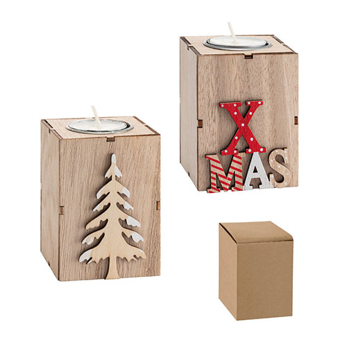 SCENT - portacandele con decorazione natalizia - dettaglio