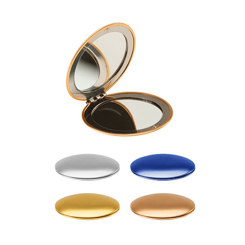 KAYLA - specchio rotondo bifacciale con chiusura magnetica - dettaglio