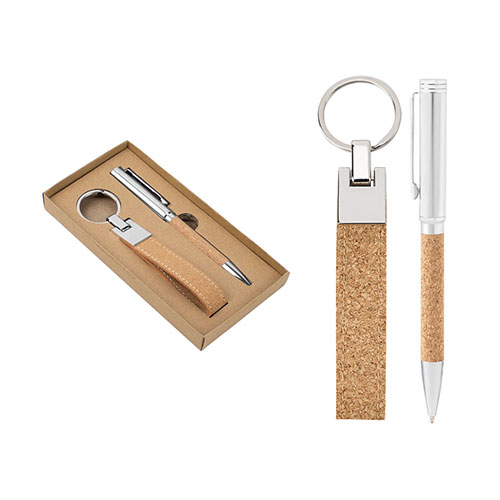 EVANS - set regalo composto da una penna e un portachiavi - dettaglio