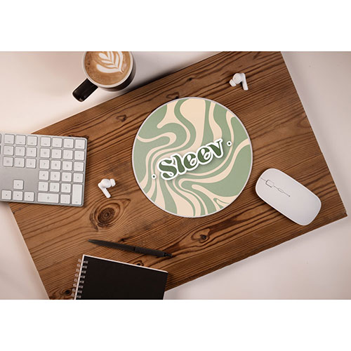 BLAIR ROUND - tappetino per mouse con base in gomma - dettaglio