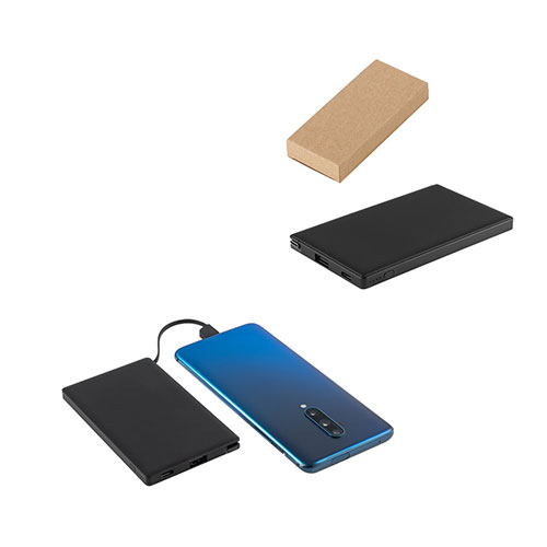 WIGNER - powerbank da 4.000 mAh in ABS riciclato - dettaglio