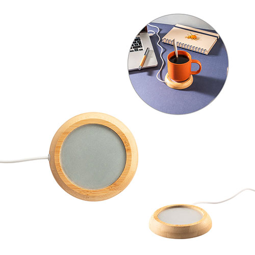 GATES - scaldatazza con corpo in bamboo - dettaglio