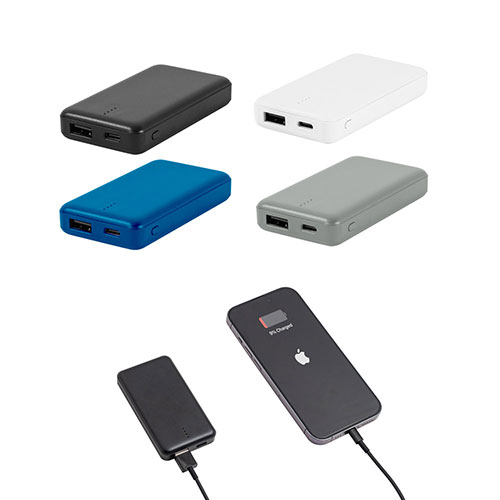 SHERYL - power bank da 4.000 mAh in ABS riciclato - dettaglio