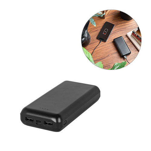 LEAKEY 20 - power-bank 20.000 mAh in ABS riciclato - dettaglio