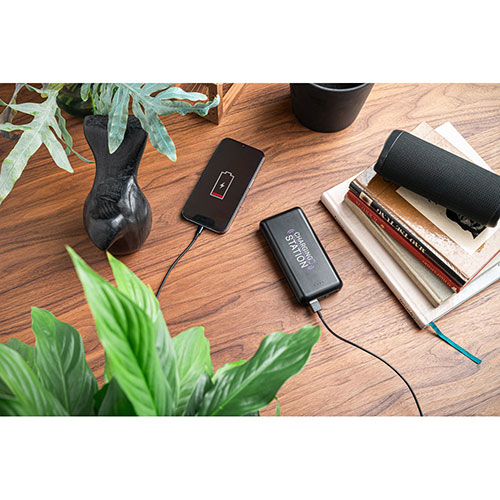 LEAKEY 20 - power-bank 20.000 mAh in ABS riciclato - dettaglio
