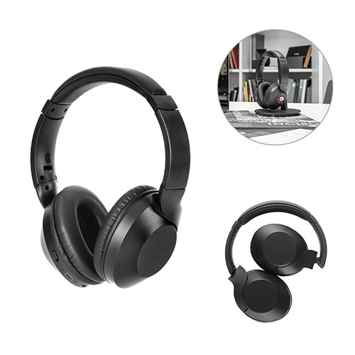 HENDRIX - cuffie wireless pieghevoli in ABS riciclato - dettaglio