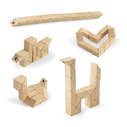 THINKO - puzzle di 24 pezzi in legno - dettaglio