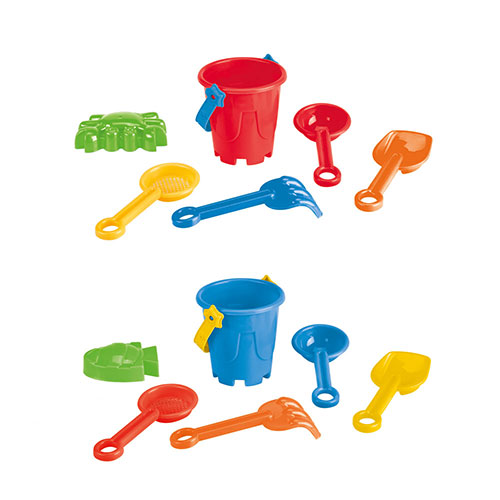 VALLARTA - giochi da spiaggia con secchiello e 5 accessori - dettaglio