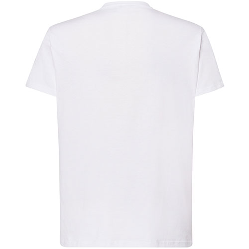 T-shirt di alta qualità in cotone SUPER-T bianca - dettaglio
