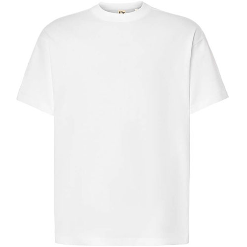 T-shirt 100% cotone OVER RELAXED FIT bianca - dettaglio