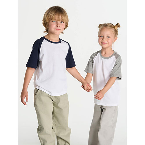 T-shirt bambino 100% cotone BASEBALL - dettaglio