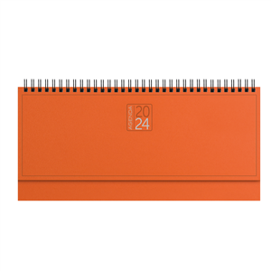 agenda planner personalizzata di colore arancione