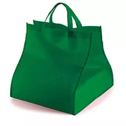 borse porta pizza ideali per tenere la scatola in orizzontale in 3 diversi colori bianco verde rosso