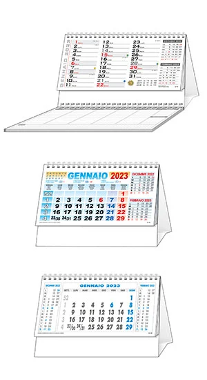 calendari da tavolo da personalizzare con logo
