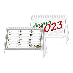 calendario da tavolo carta uso mano personalizzati con logo 