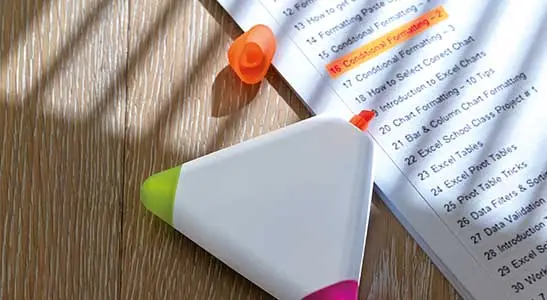 evidenziatore personalizzato
