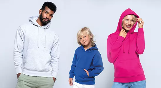 felpe con cappuccio personalizzate uomo donna bambino jhk